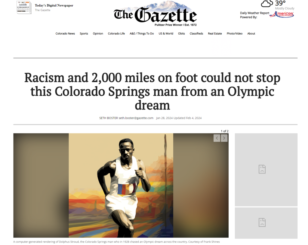 Running to Harvard Dolphus Stroud Family ColoradoFrank Shines The Gazette 4 Feb 2024 Running to Harvard Dolphus Stroud Family ColoradoFrank Shines The Gazette 4 Feb 2024